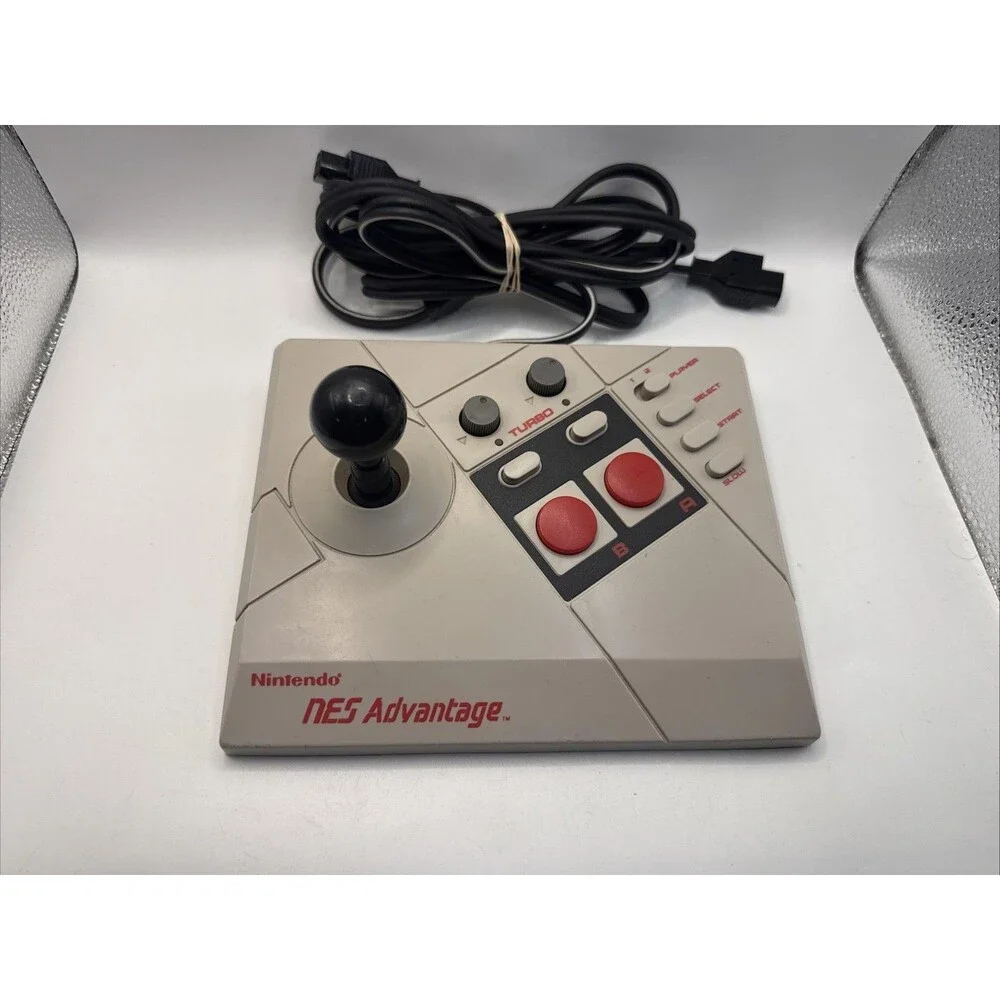 Vintage Nintendo NES Advantage Arcade Stick Controller For NES Model NES-026